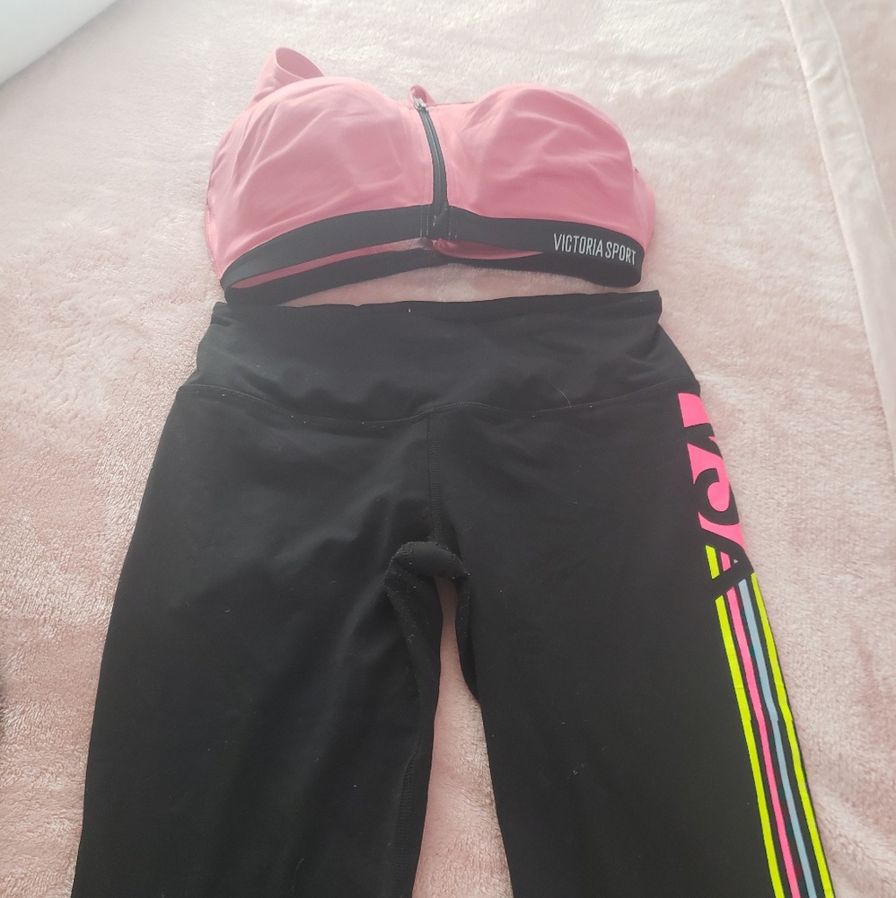 VSX Sport bra and capri sport pant